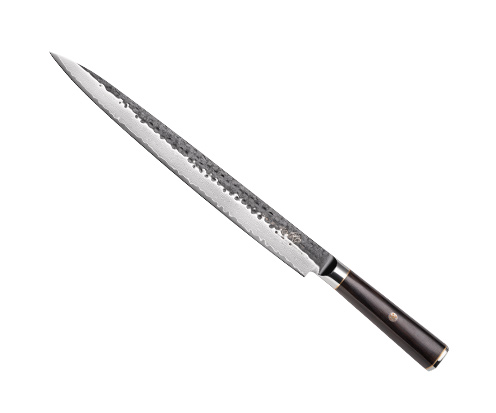 Coltello giapponese professionale Yanagiba da 30cm serie Tomoe Black